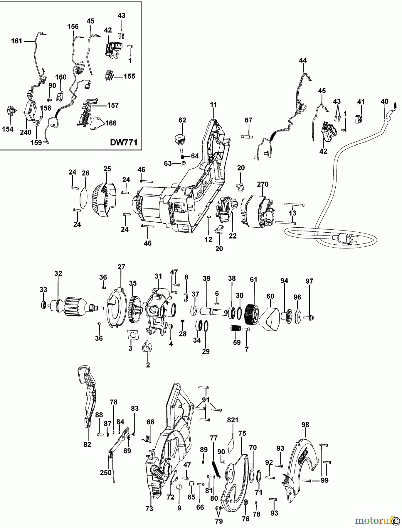  DEWALT HOLZARBEITEN  Gehrungssägen GEHRUNGSSÄGE DW770 Seite 1
