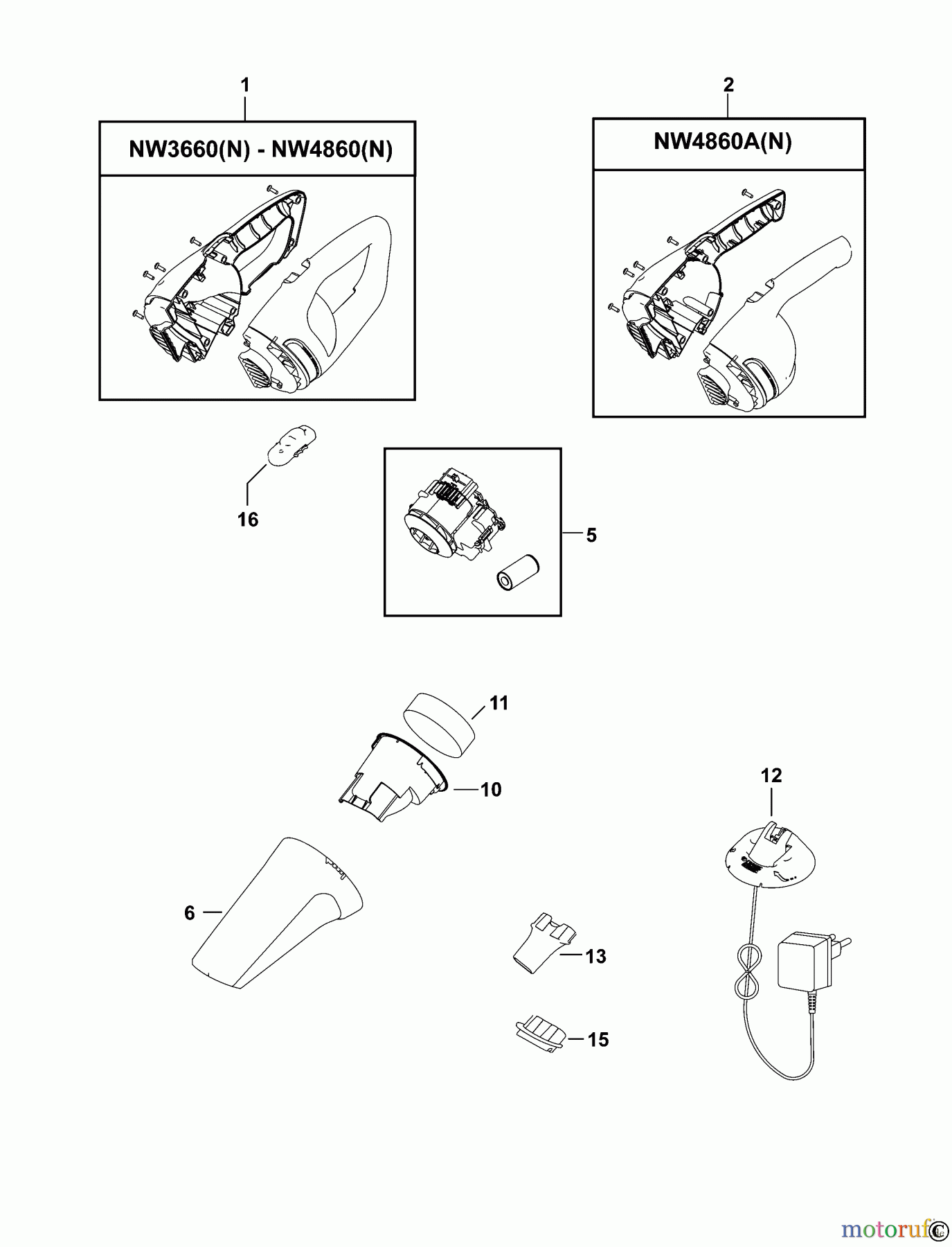 BLACK+DECKER HAUSHALT REINIGUNG STAUBSAUGER NW4860 Seite 1