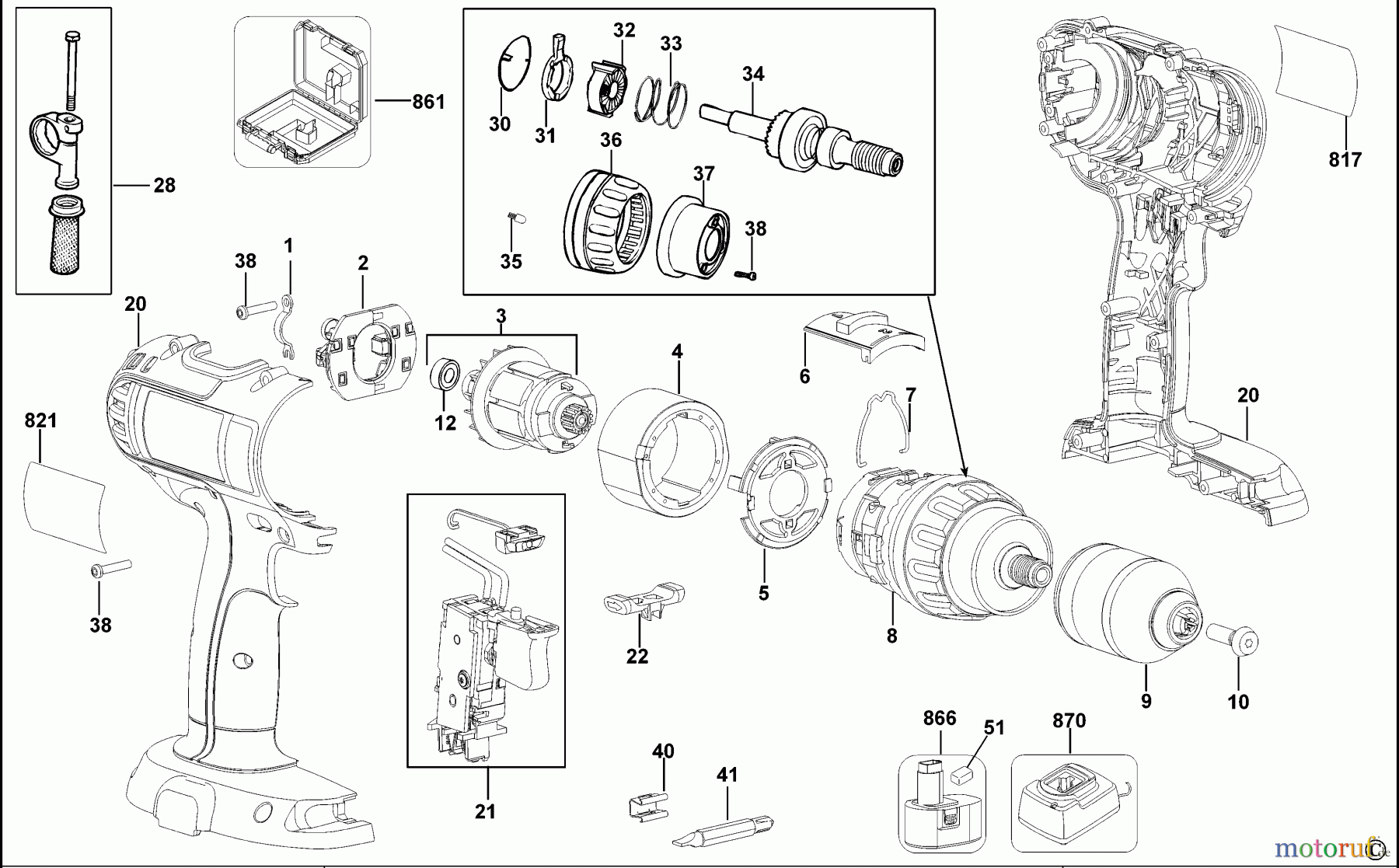 BTI Divers AKKU-BOHRMASCHINE 023345 Seite 1