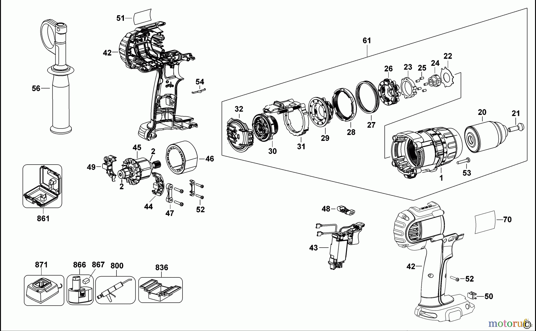  DEWALT AKKUBOHRER CDLS DRILLS 18V AKKU SCHRAUBER DCD960 Seite 1