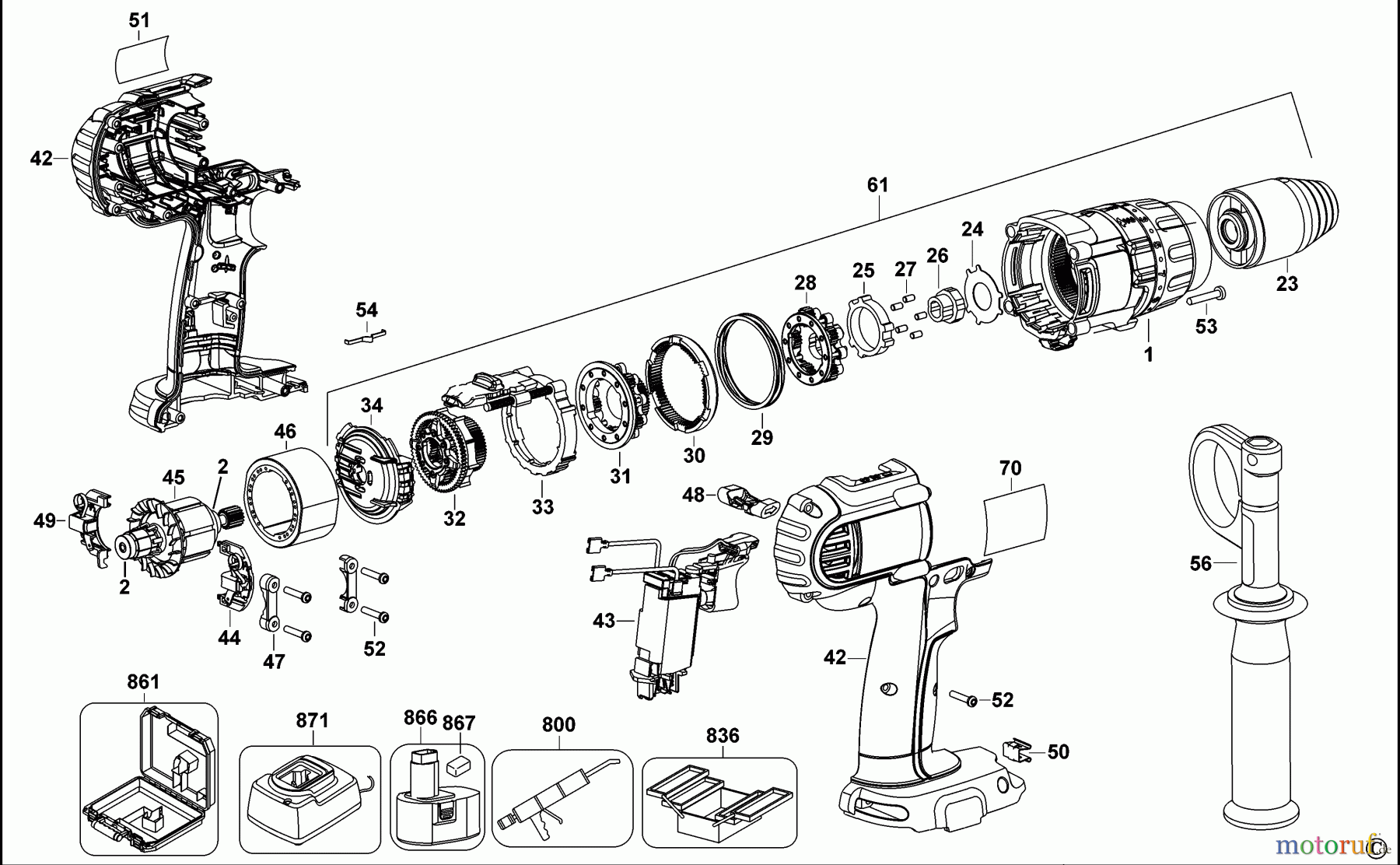  DEWALT AKKUBOHRER CDLS DRILLS 18V BOHRHAMMER DCD970 Seite 1