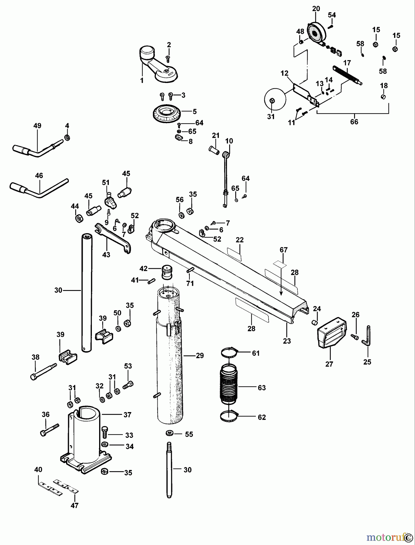  DEWALT HOLZARBEITEN RADIALKREISSÄGEN RADIALARMSÄGE DW722KN Seite 1