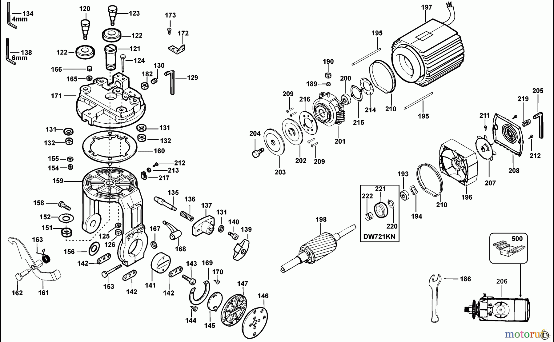  DEWALT HOLZARBEITEN RADIALKREISSÄGEN RADIALARMSÄGE DW722KN Seite 3