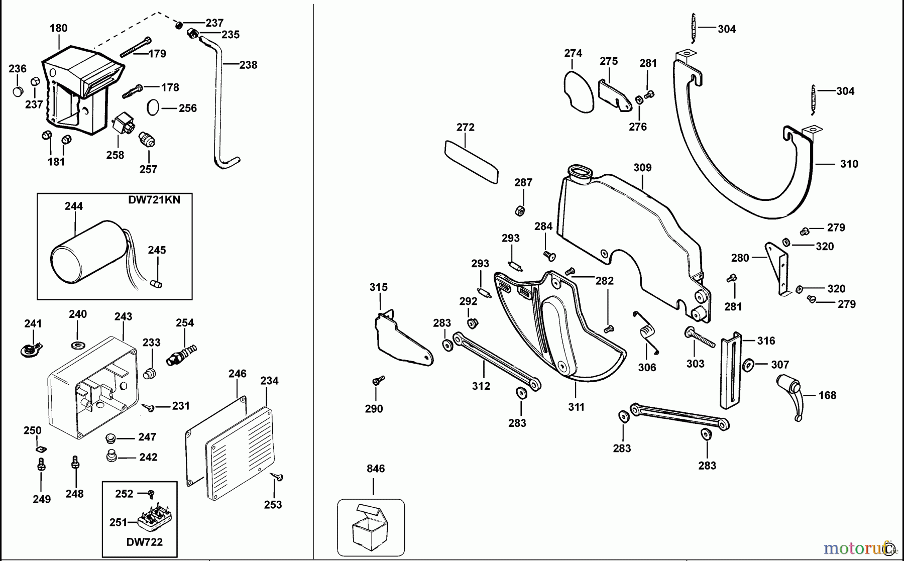  DEWALT HOLZARBEITEN RADIALKREISSÄGEN RADIALARMSÄGE DW722KN Seite 4