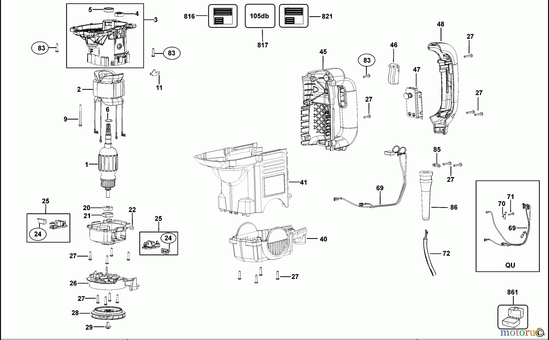 DEWALT Bohrhämmer Bohrhämmer SDS-MAX DREHHAMMER D25501K Seite 2