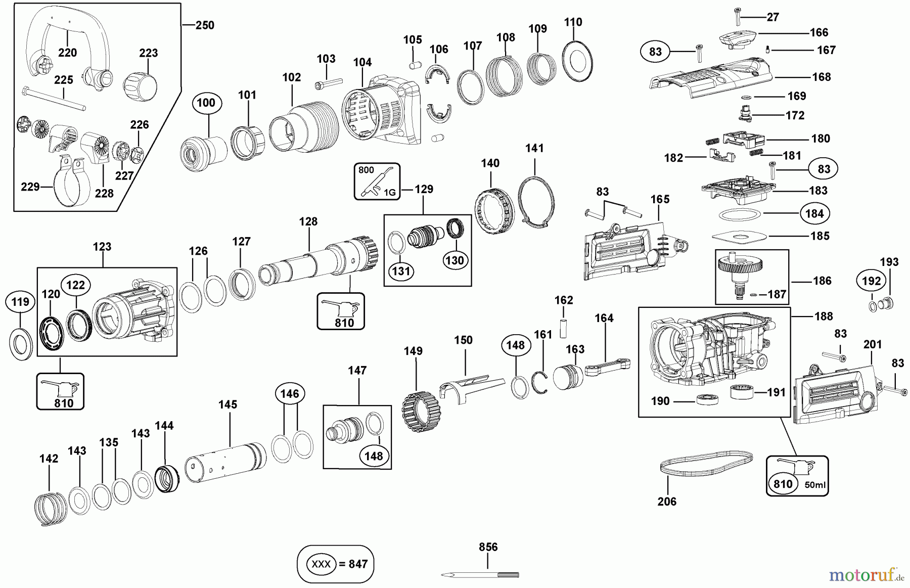 DEWALT Bohrhämmer Meisselhämmer MEISSELHAMMER D25831K Seite 2