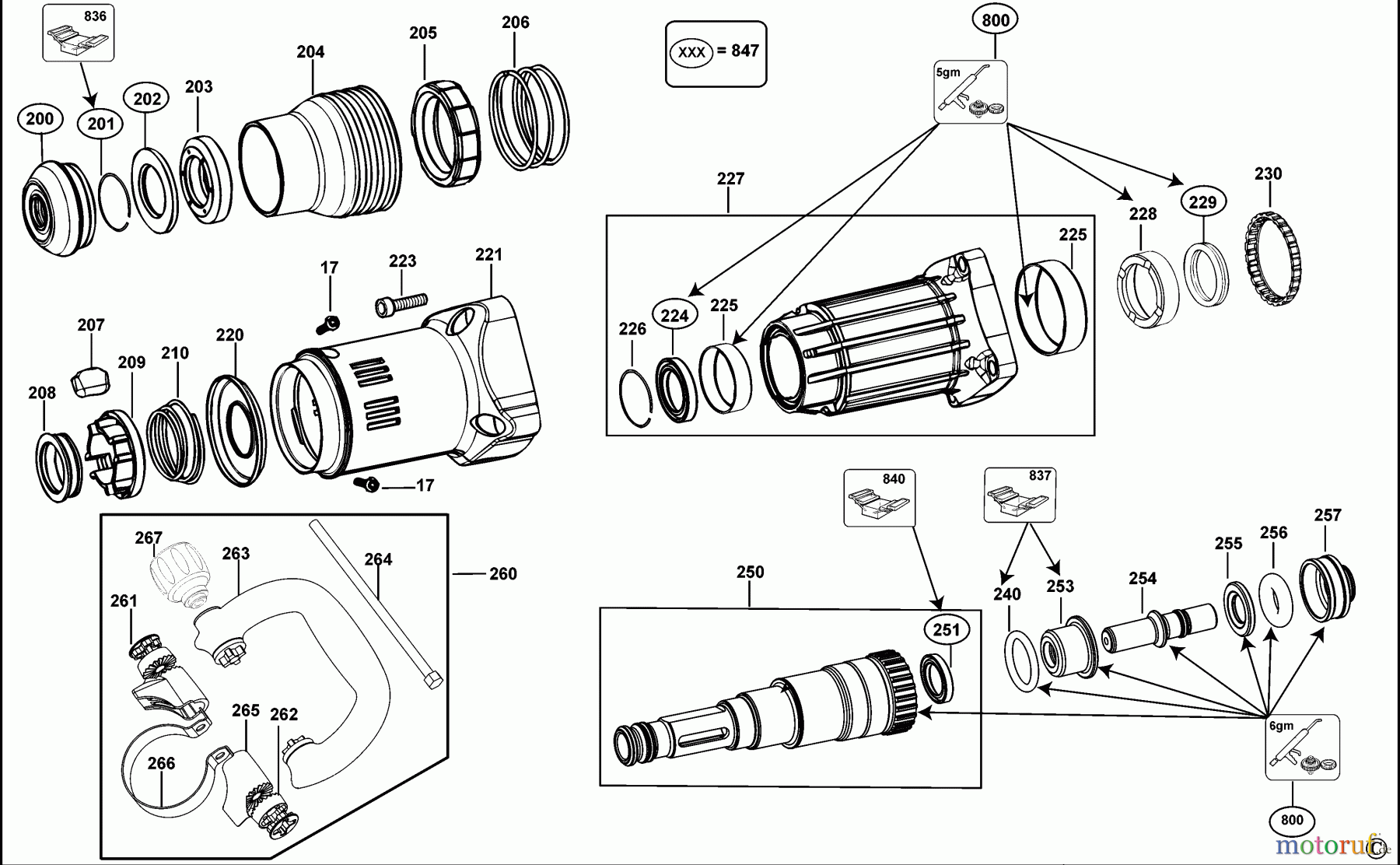  DEWALT Bohrhämmer Meisselhämmer MEISSELHAMMER D25870K Seite 3