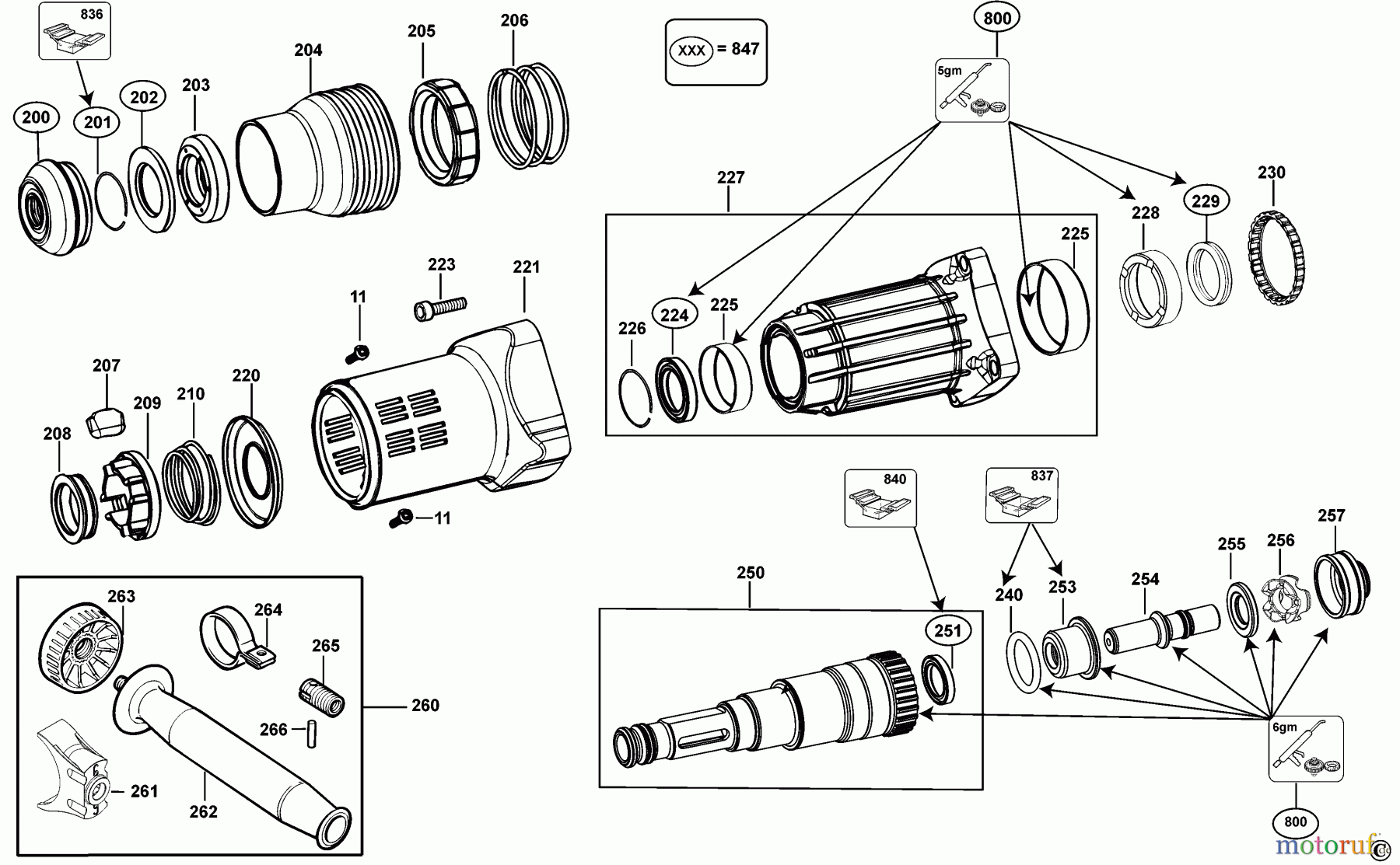 DEWALT Bohrhämmer Bohrhämmer SDS-MAX DREHHAMMER D25762K Seite 3