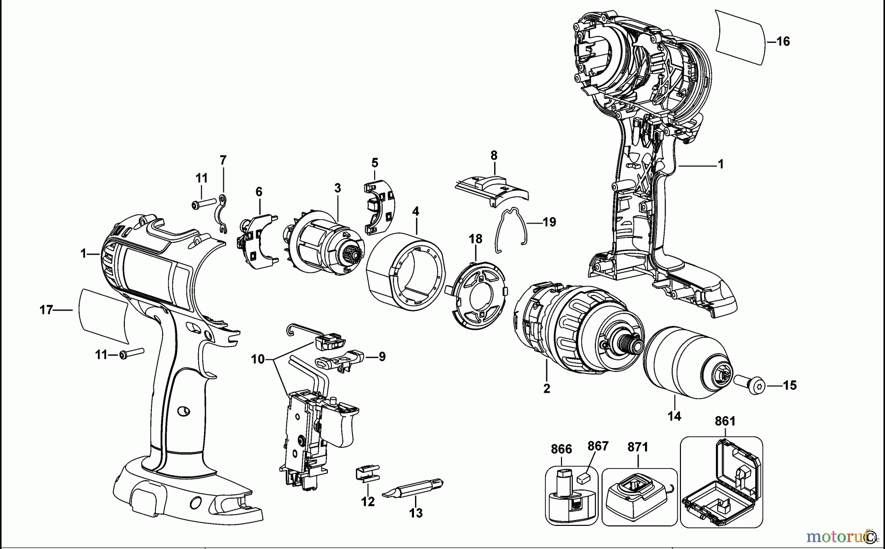 DEWALT AKKUBOHRER CDLS DRILLS 18V AKKU-BOHRMASCHINE DCD775 Seite 1
