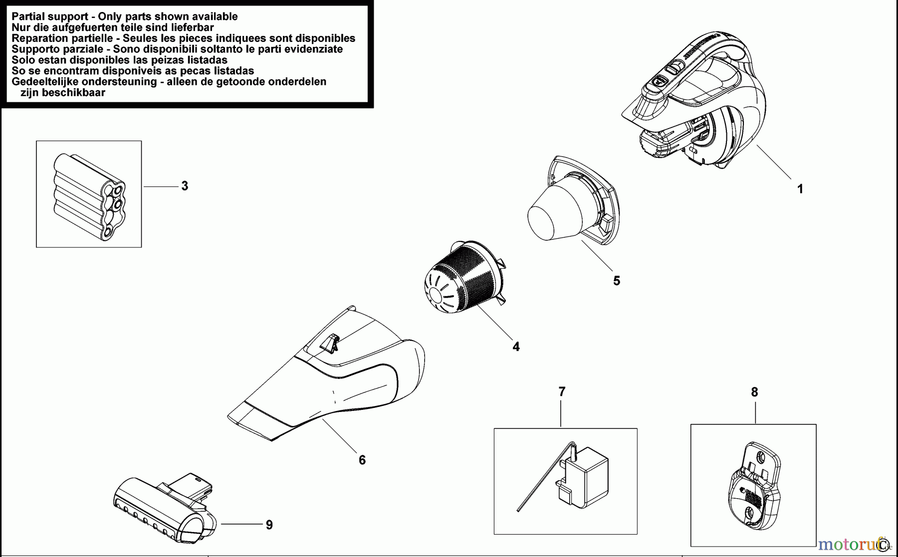 BLACK+DECKER HAUSHALT REINIGUNG STAUBSAUGER DV9610PN Seite 1