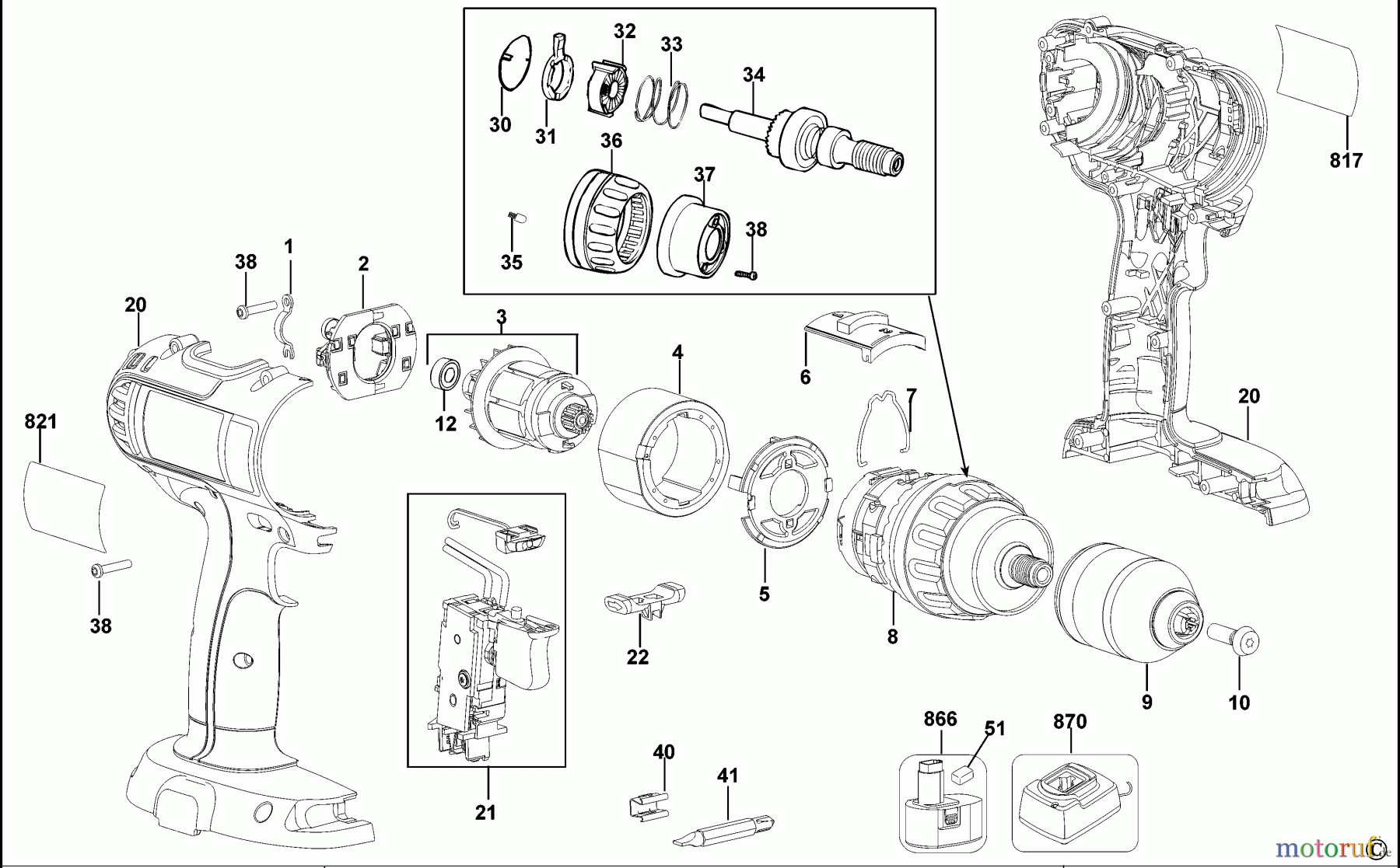 BERNER Divers AKKU-BOHRMASCHINE 102536 Seite 1