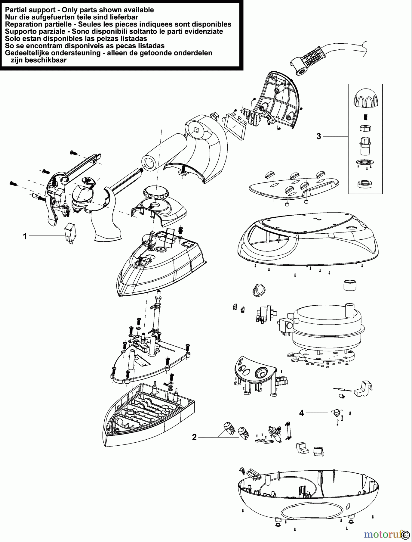 BLACK+DECKER HAUSHALT BÜGELEISEN EISENBOILER/GRUNDPL. BR925LR Seite 1