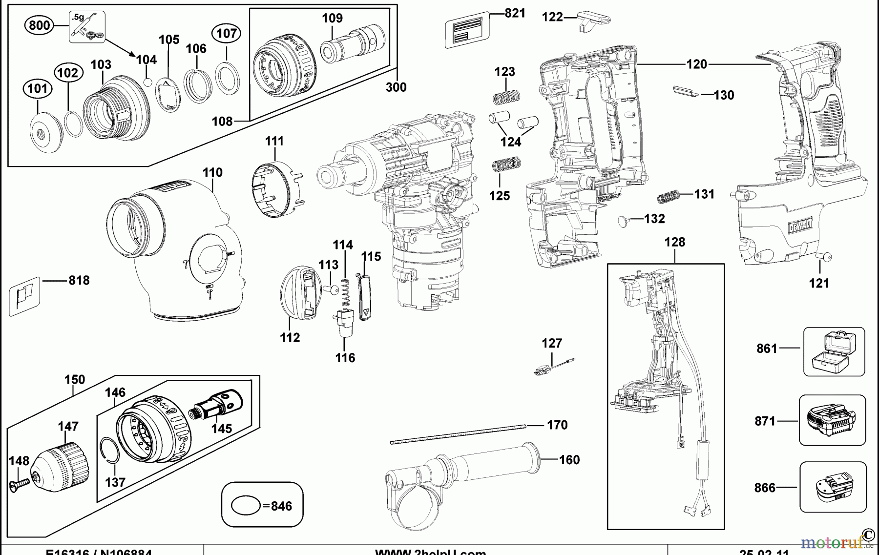 DEWALT Bohrhämmer Bohrhämmer SDS-PLUS DREHHAMMER DCH214 Seite 2