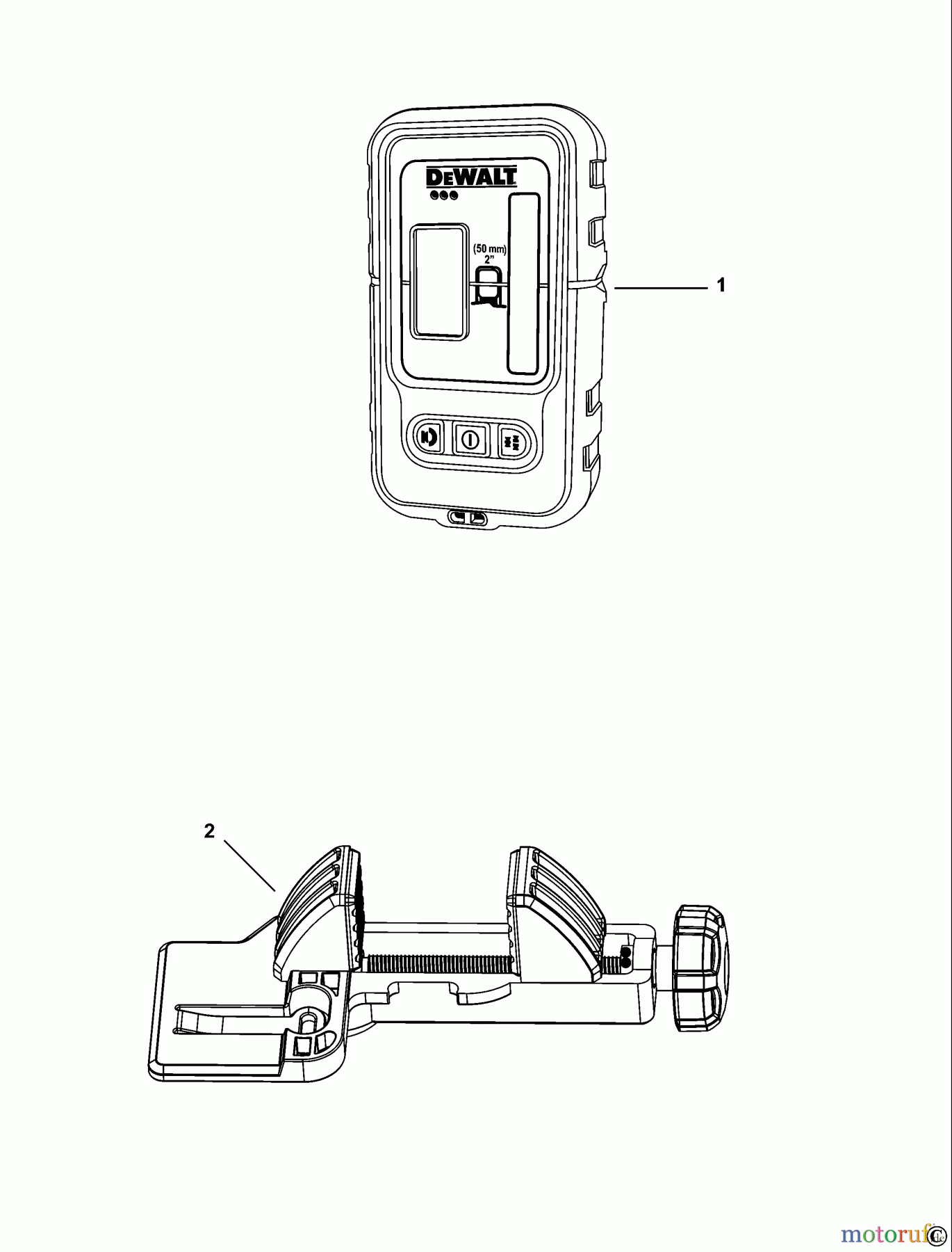 DEWALT LASERS DIGITALER LASER DETEKTOR DE0892 Seite 1