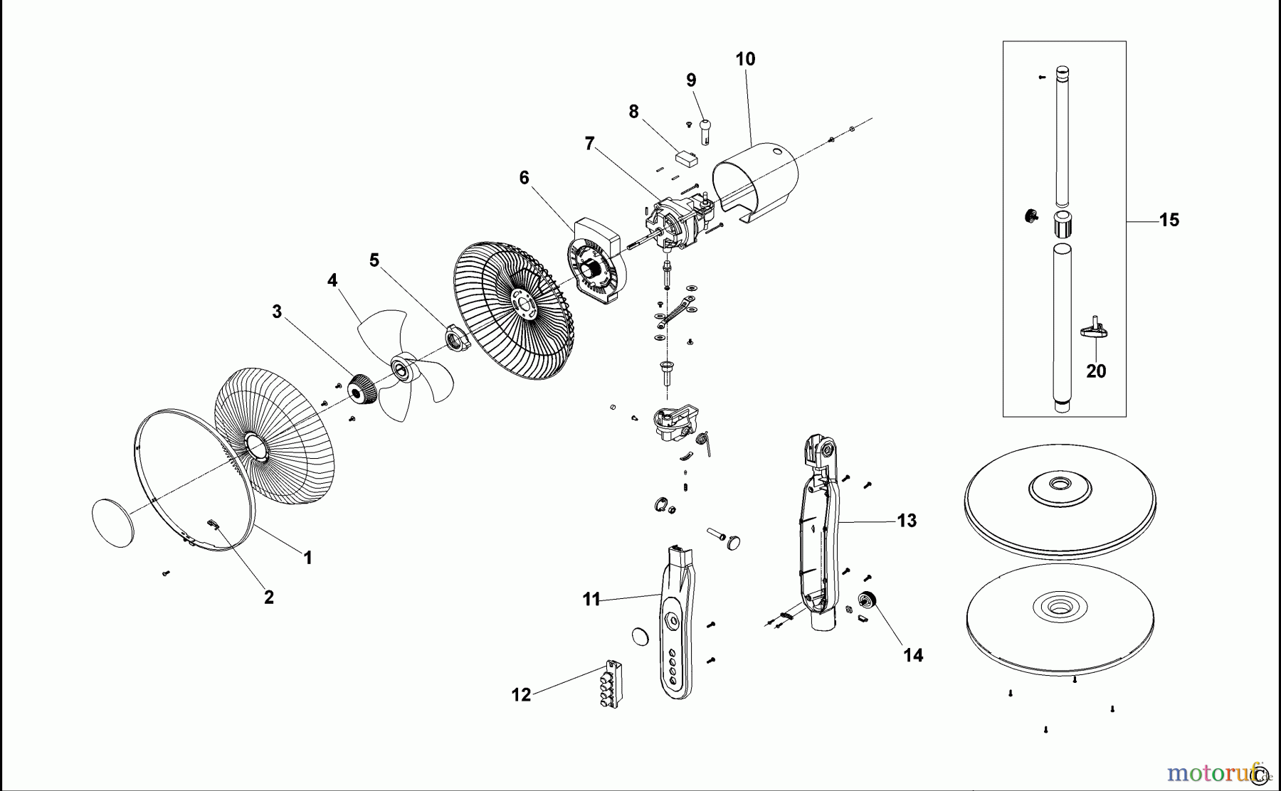  BLACK+DECKER HAUSHALT PERSÖNLICHE PFLEGE LÜFTER STÄNDER FS1610 Seite 1