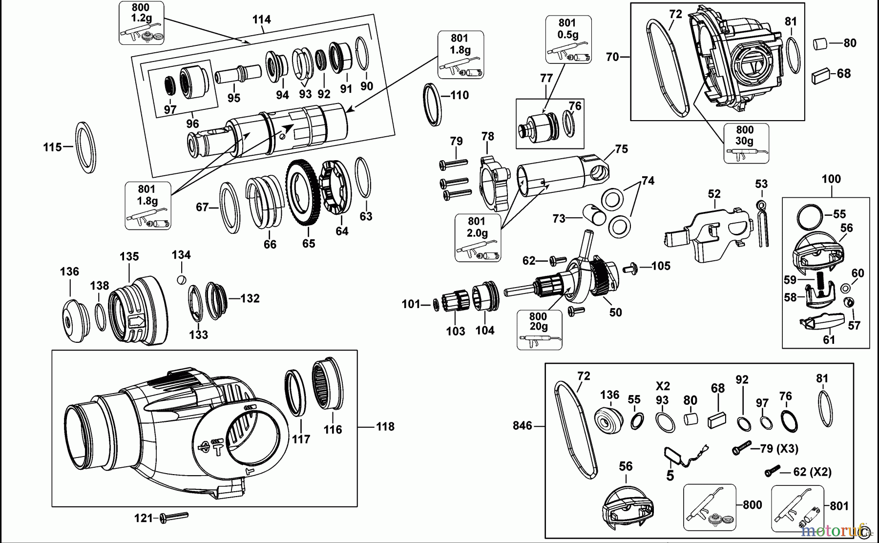 DEWALT Bohrhämmer Bohrhämmer SDS-PLUS DREHHAMMER DWEN102K Seite 1