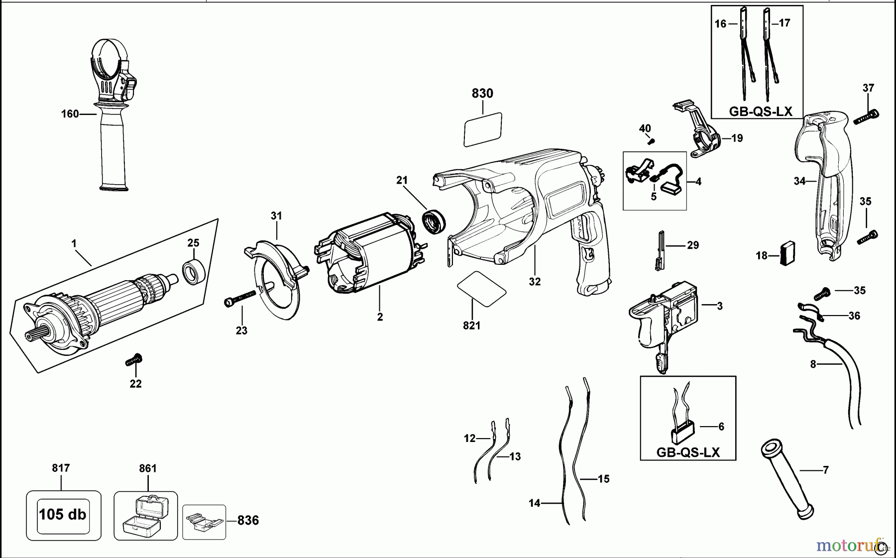  DEWALT Bohrhämmer Bohrhämmer SDS-PLUS DREHHAMMER DWEN102K Seite 2