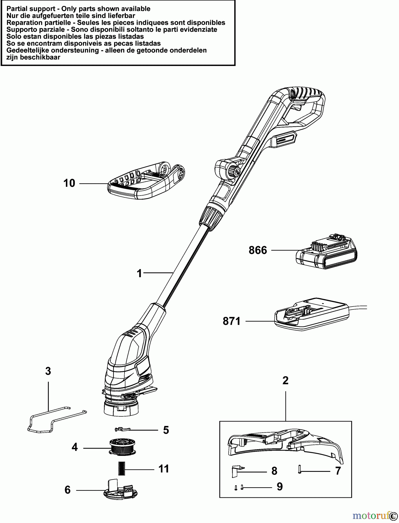  BLACK+DECKER AUSSERHALB HECKENSCHEREN, FADENTRIMMER, SCHEREN AKKU-RASENTRIMMER GLC1823L Seite 1