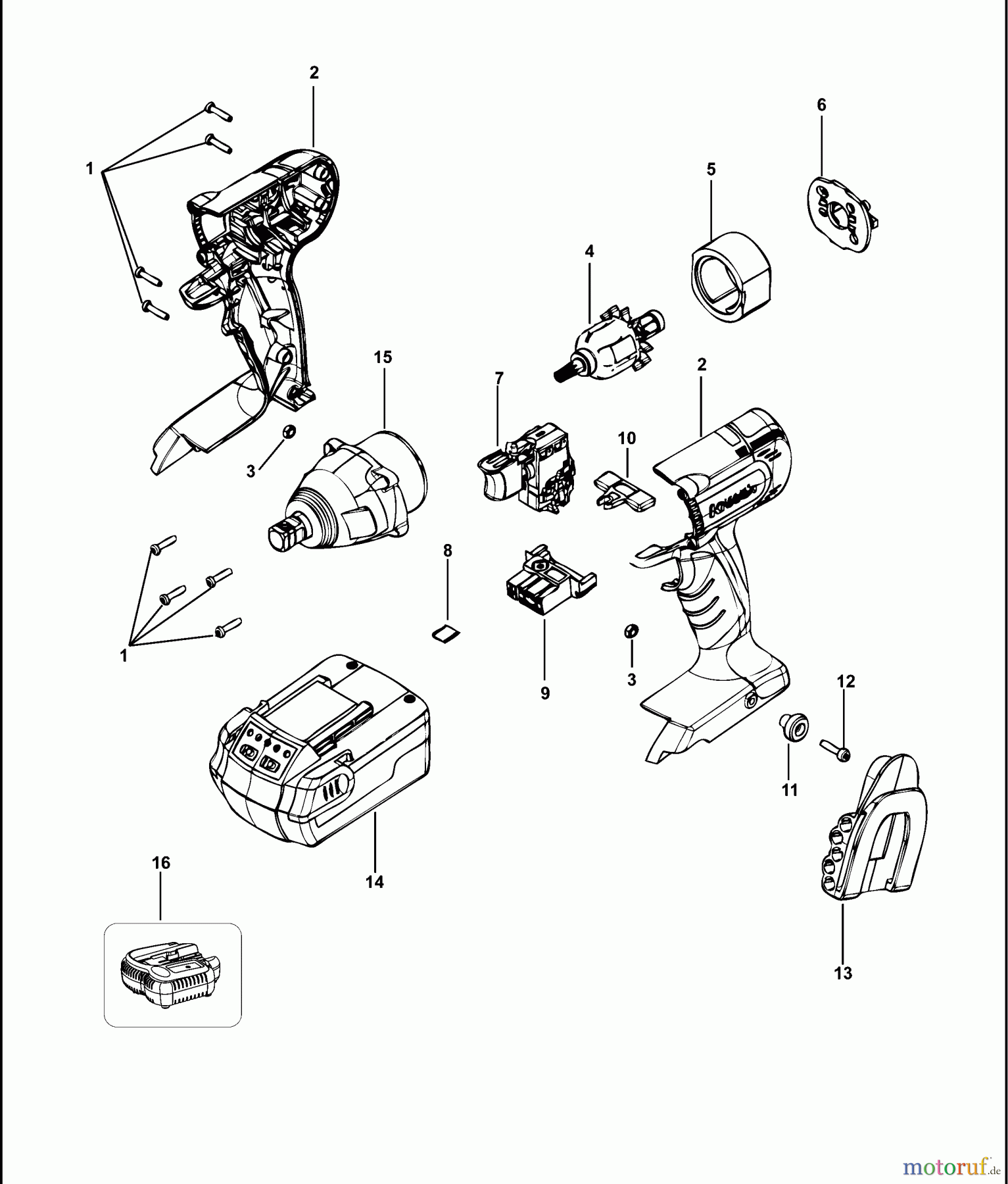 POWERS IMPACT WRENCHES SCHLAGSCHRAUBENSCHL. P180 Seite 1