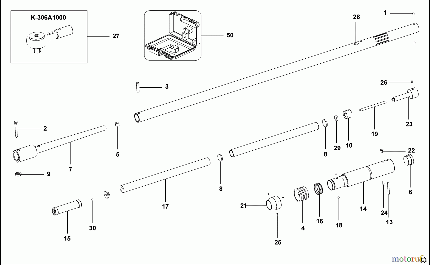  FACOM WRENCHES SCHLUESSEL K.306-1000D Seite 1