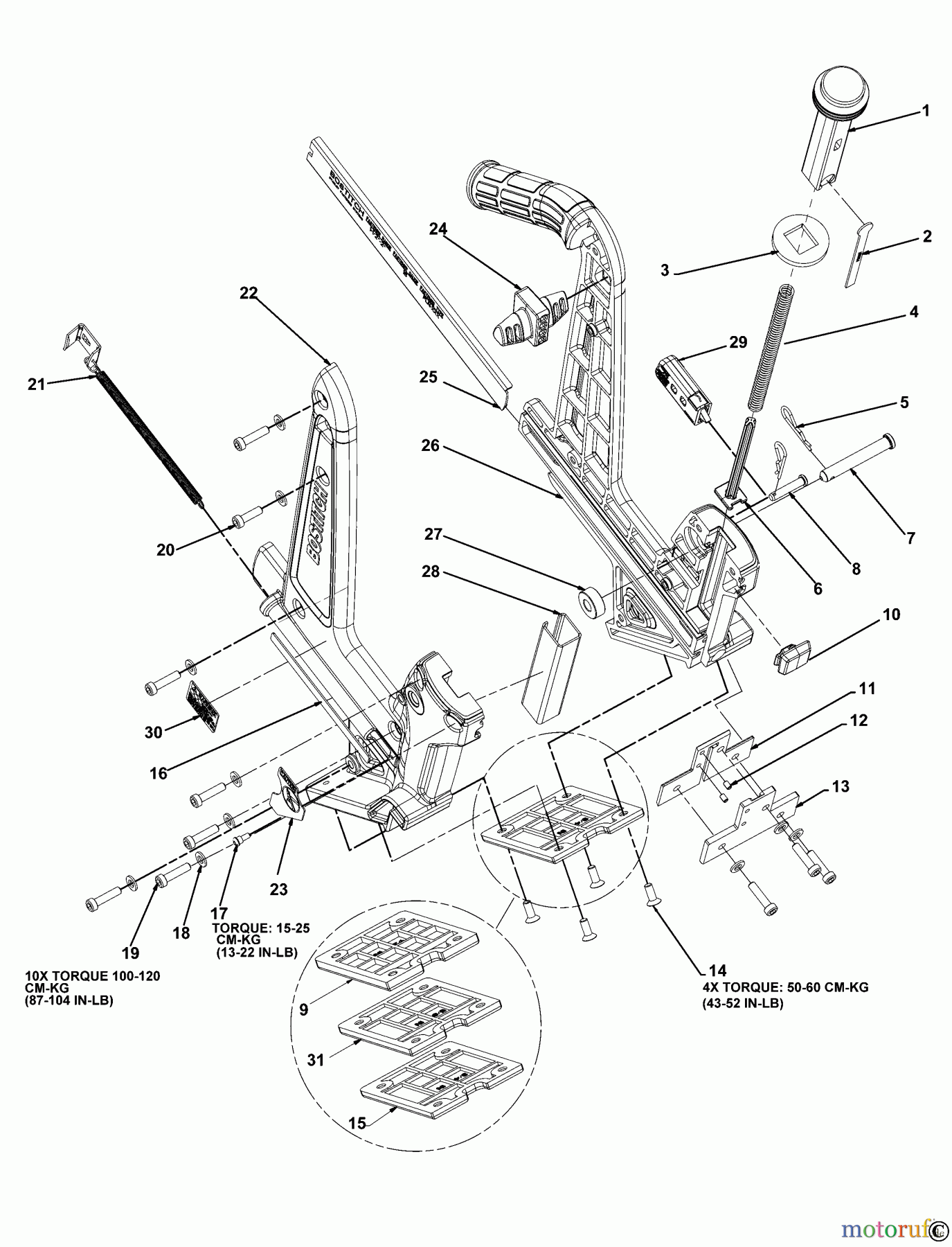 BOSTITCH NAILERS NAGLER MFN201-E Seite 1