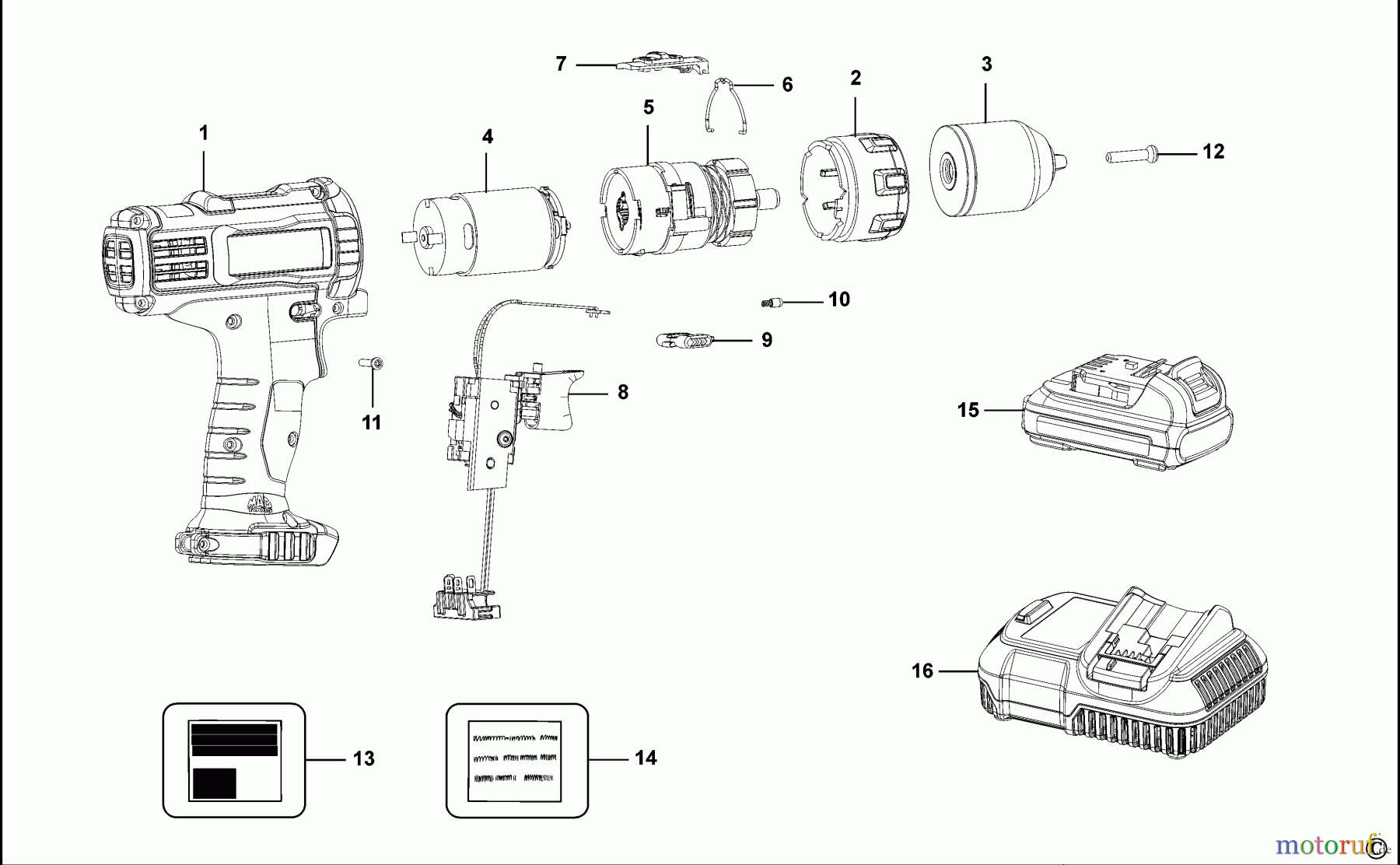  FACOM POWER TOOLS CORDLESS BOHRER/ANTRIEB CL3.P10J Seite 1