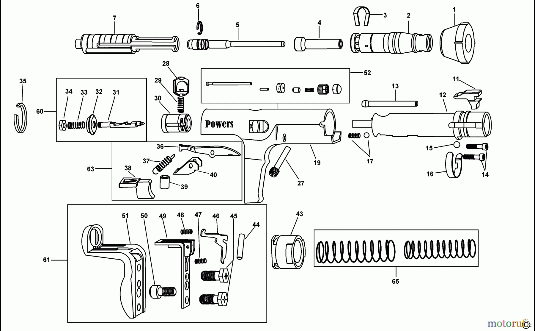 POWERS NAILERS NAGLER PA3500 Seite 1