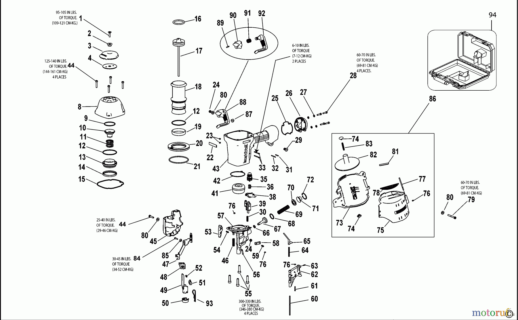 BOSTITCH NAILERS NAGLER N89C-2K-E Seite 1
