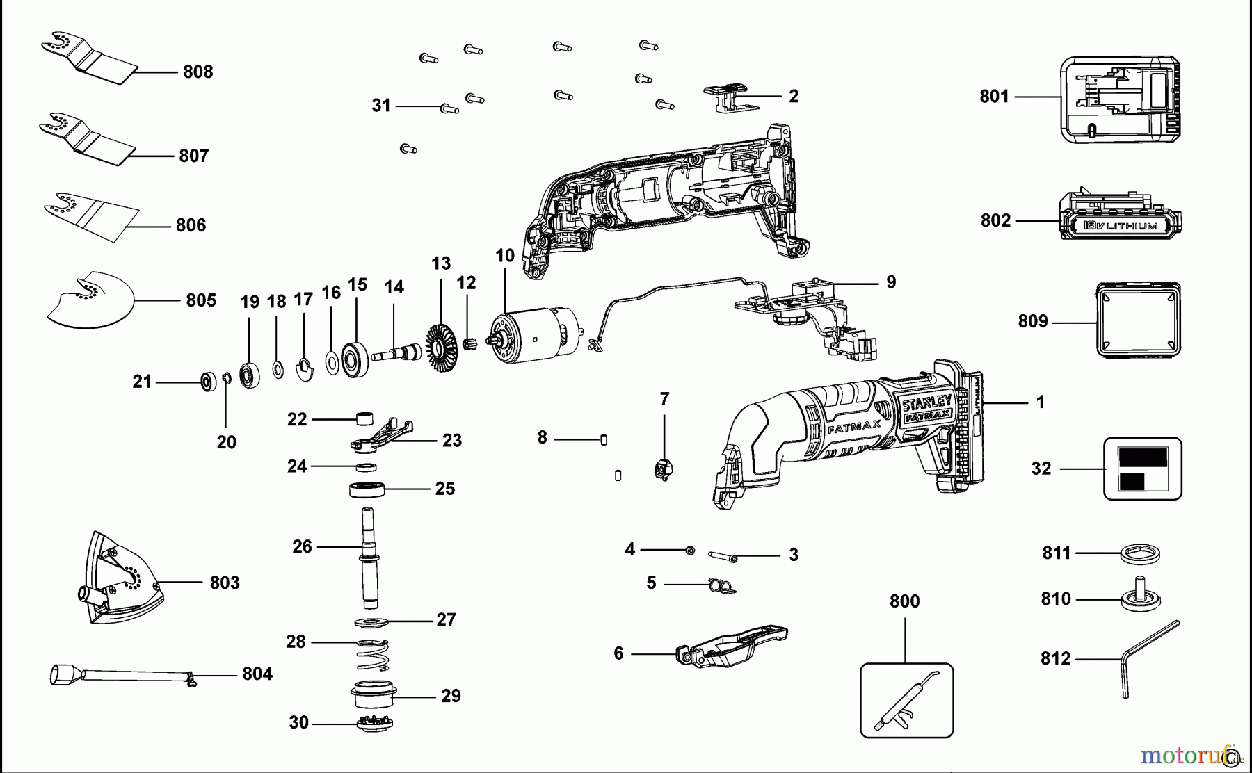  STANLEY CUT SAWS MULTIFUNKTIONSWERKZEUG FMC710 Seite 1