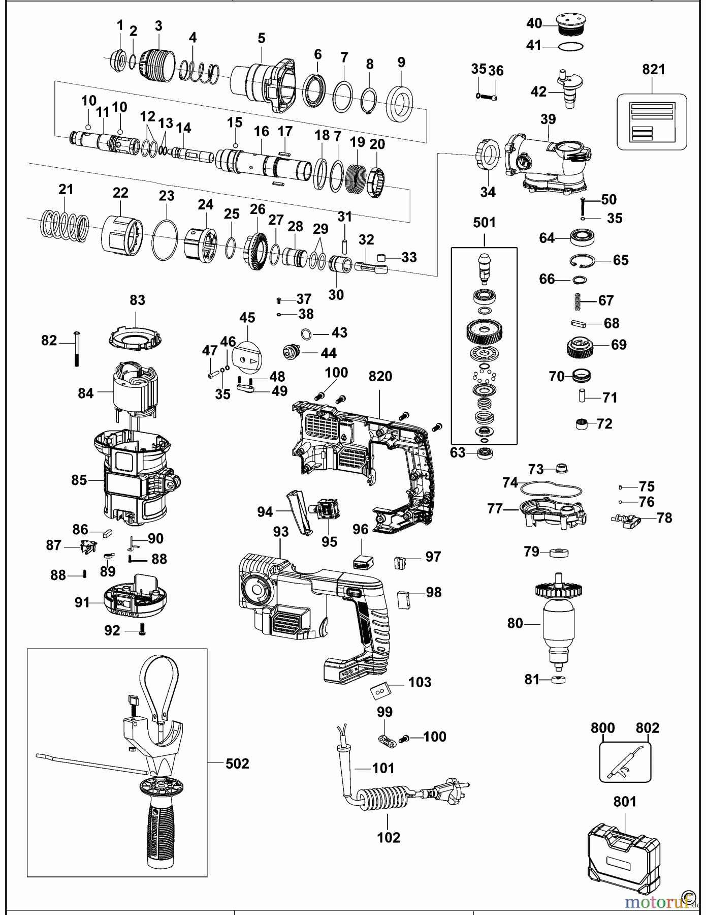  STANLEY HAMMERS ROTARY HAMMERS SDS-PLUS DREHHAMMER STHR323K Seite 1