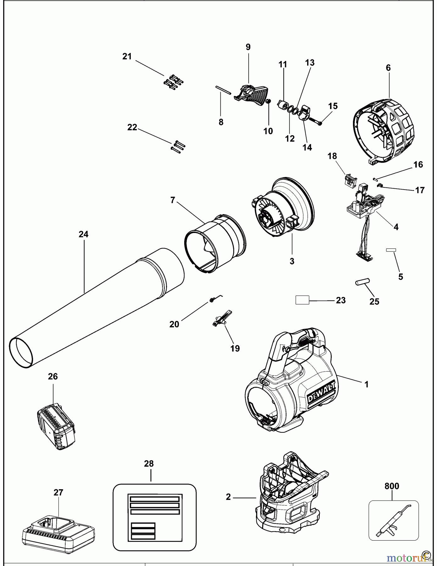 DEWALT Gartengeräte GEBLÄSESTAUBSAUGER DCM562 Seite 1