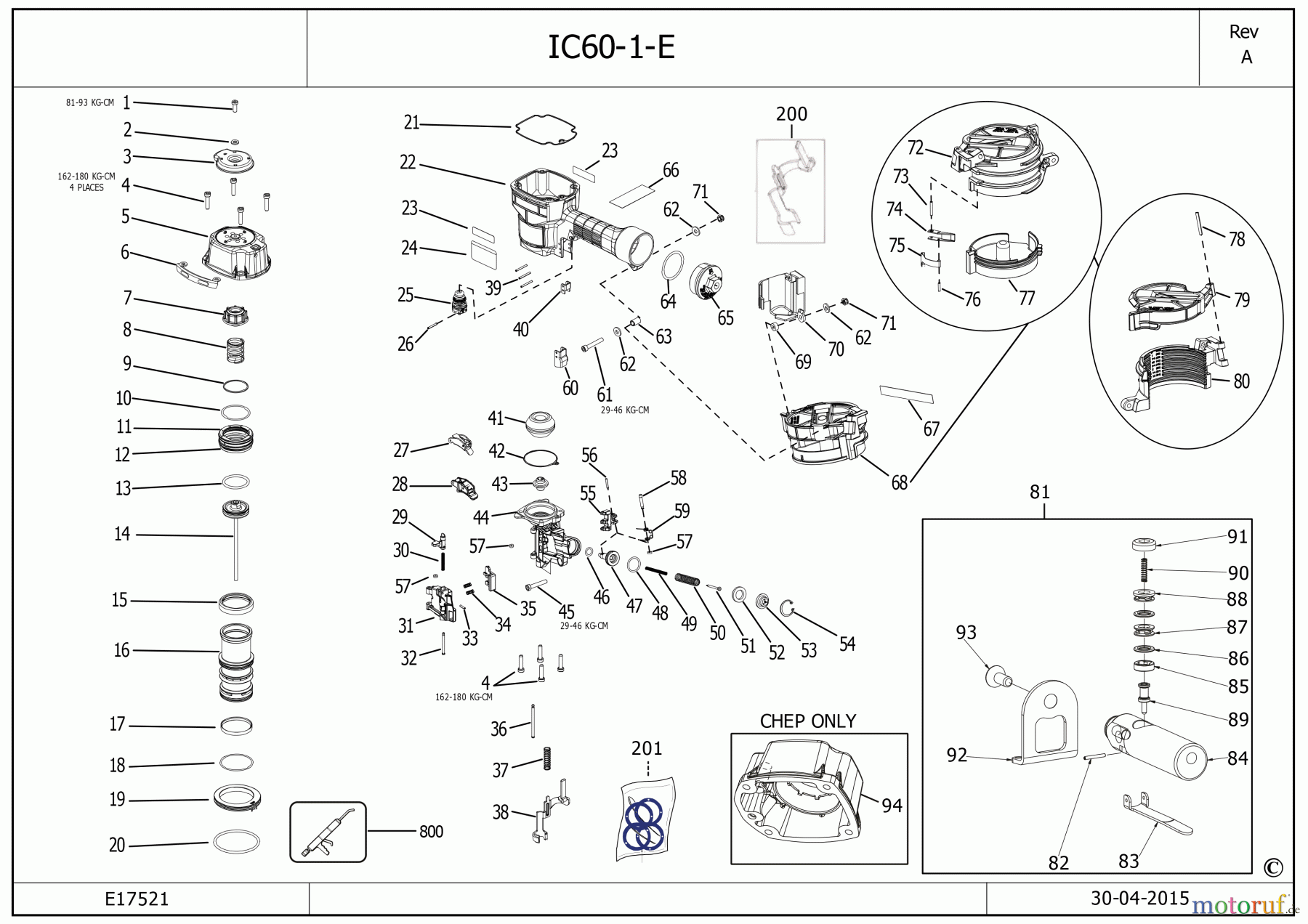 BOSTITCH NAILERS NAGLER IC60-1-E Seite 2