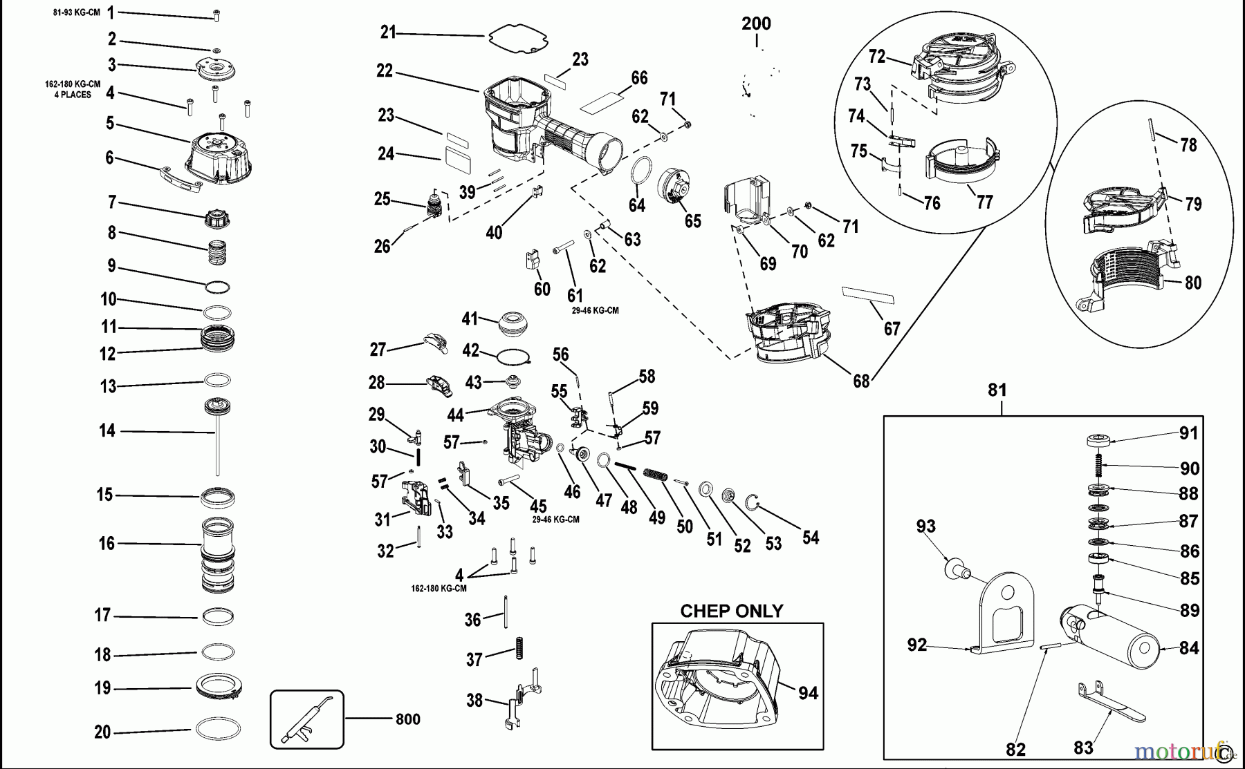 BOSTITCH NAILERS NAGLER IC60-1-E Seite 1
