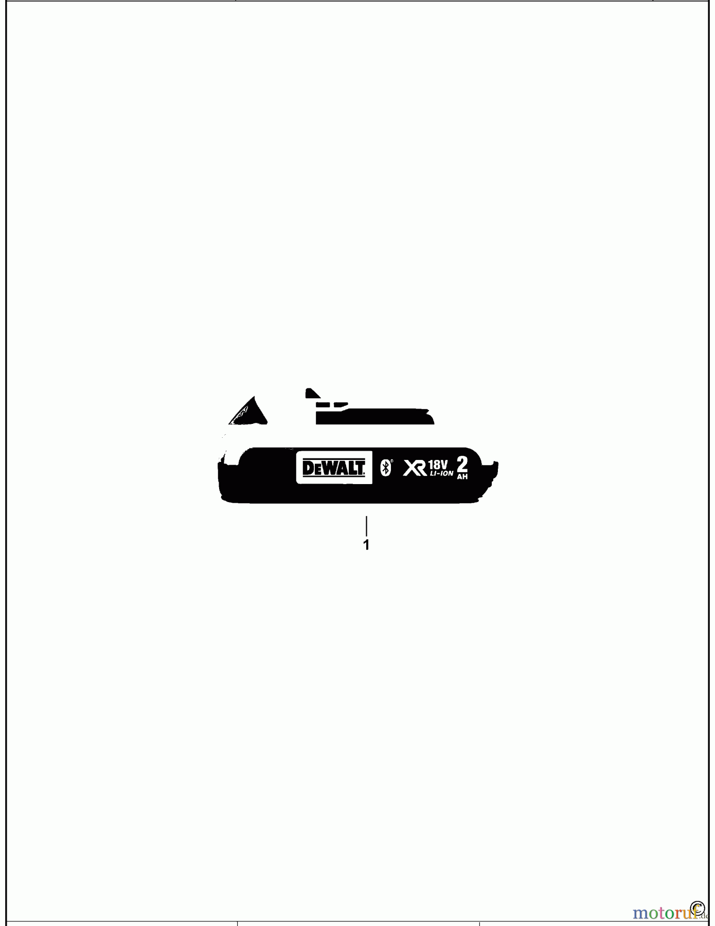 DEWALT ZUBEHÖR ACCESSORIES, ATTACHMENTS & UNPOWERED BATTERIE DCB183B Seite 1