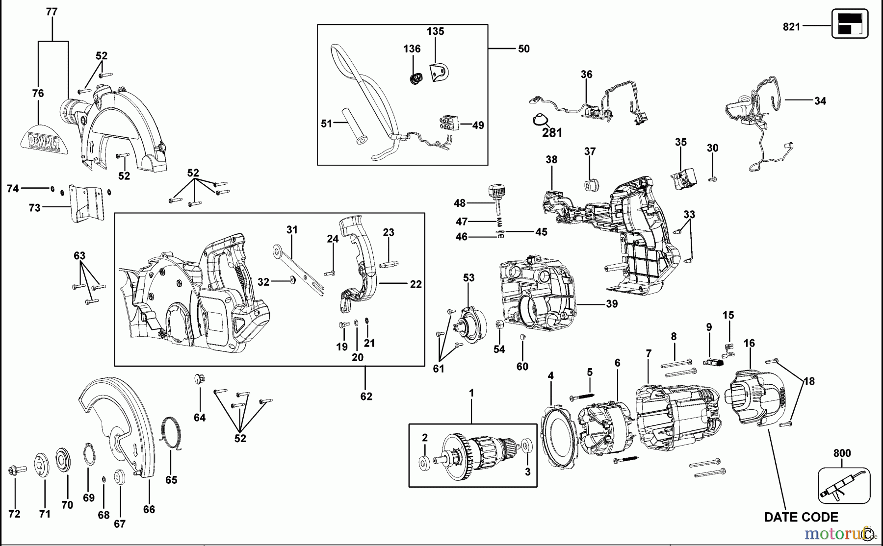 DEWALT HOLZARBEITEN Gehrungssägen GEHRUNGSSÄGE DWS774 Seite 1