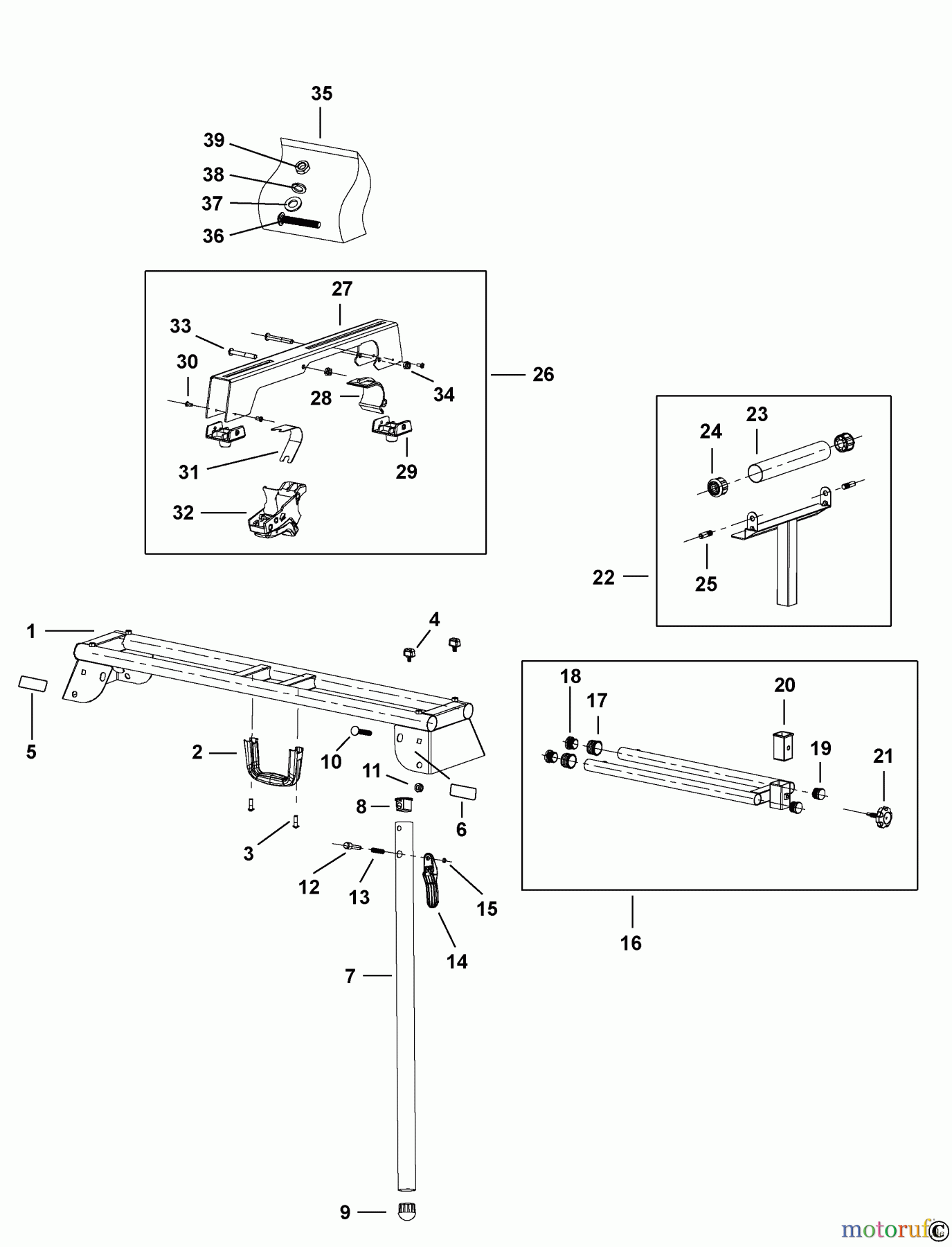  STANLEY ATTTACHMENTS & ACCESSORIES LEG STANDS BEINSTÄNDER FME790 Seite 1