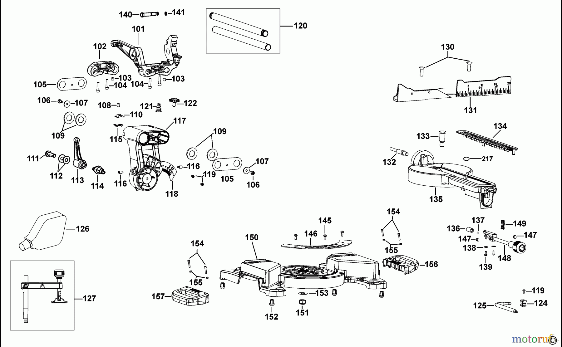 DEWALT HOLZARBEITEN Gehrungssägen 18V MITER SAW DCS365N Seite 1