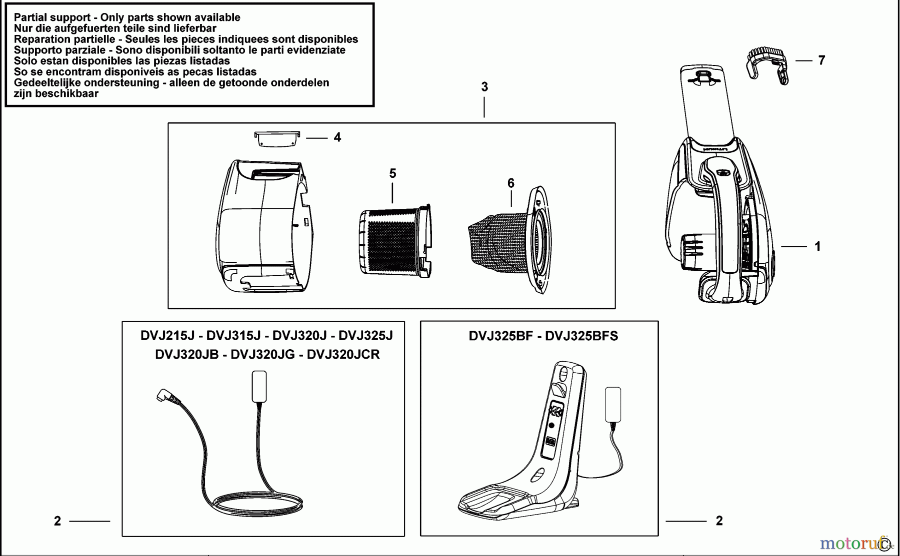  BLACK+DECKER HAUSHALT REINIGUNG STAUBSAUGER DVJ315J Seite 1