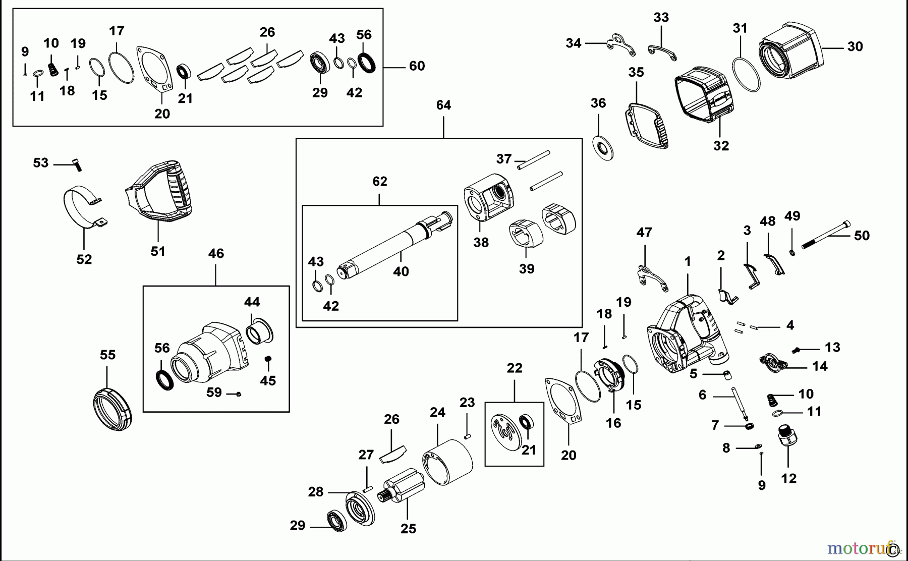 FACOM POWER TOOLS AIR TOOLS SCHLAGSCHRAUBENSCHL. NM.3030LF Seite 1