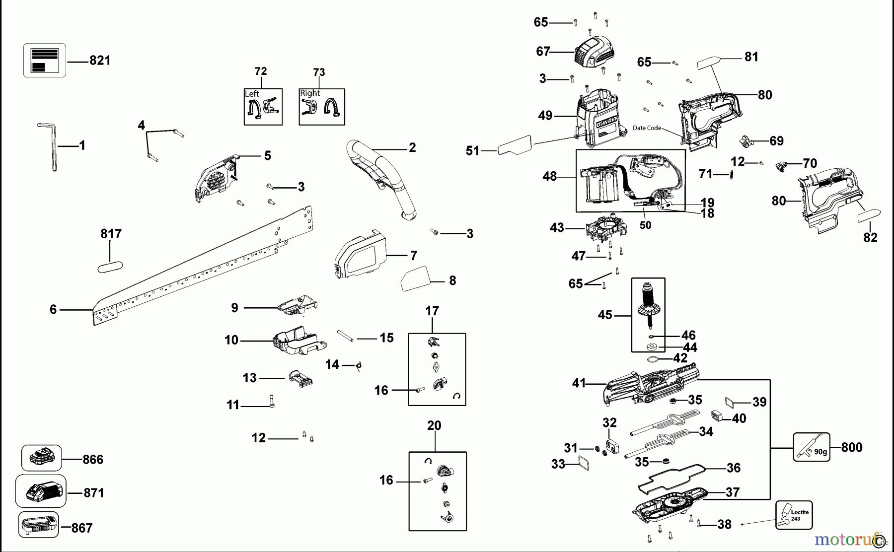DEWALT HOLZARBEITEN UNIVERSAL-SÄGEN UNIVERSALSÄGE DCS396 Seite 1