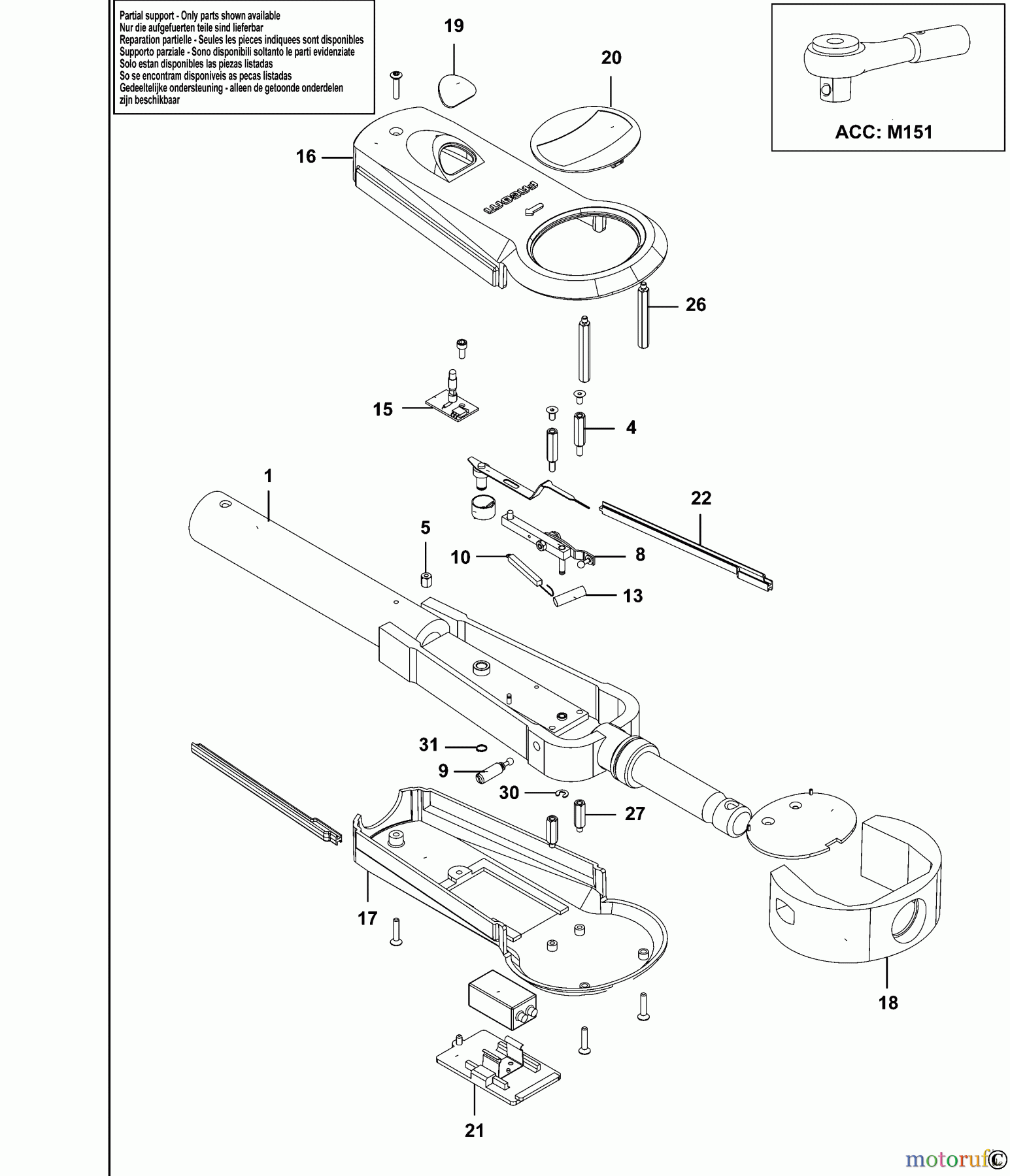  FACOM WRENCHES SCHLUESSEL M.201B Seite 1