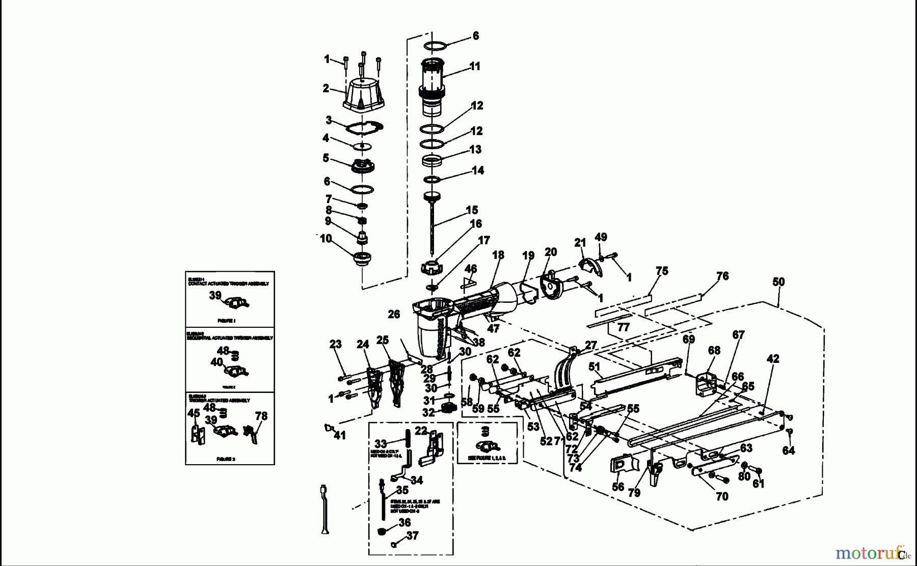 BOSTITCH STAPLER HEFTER SL150LM-1 Seite 1