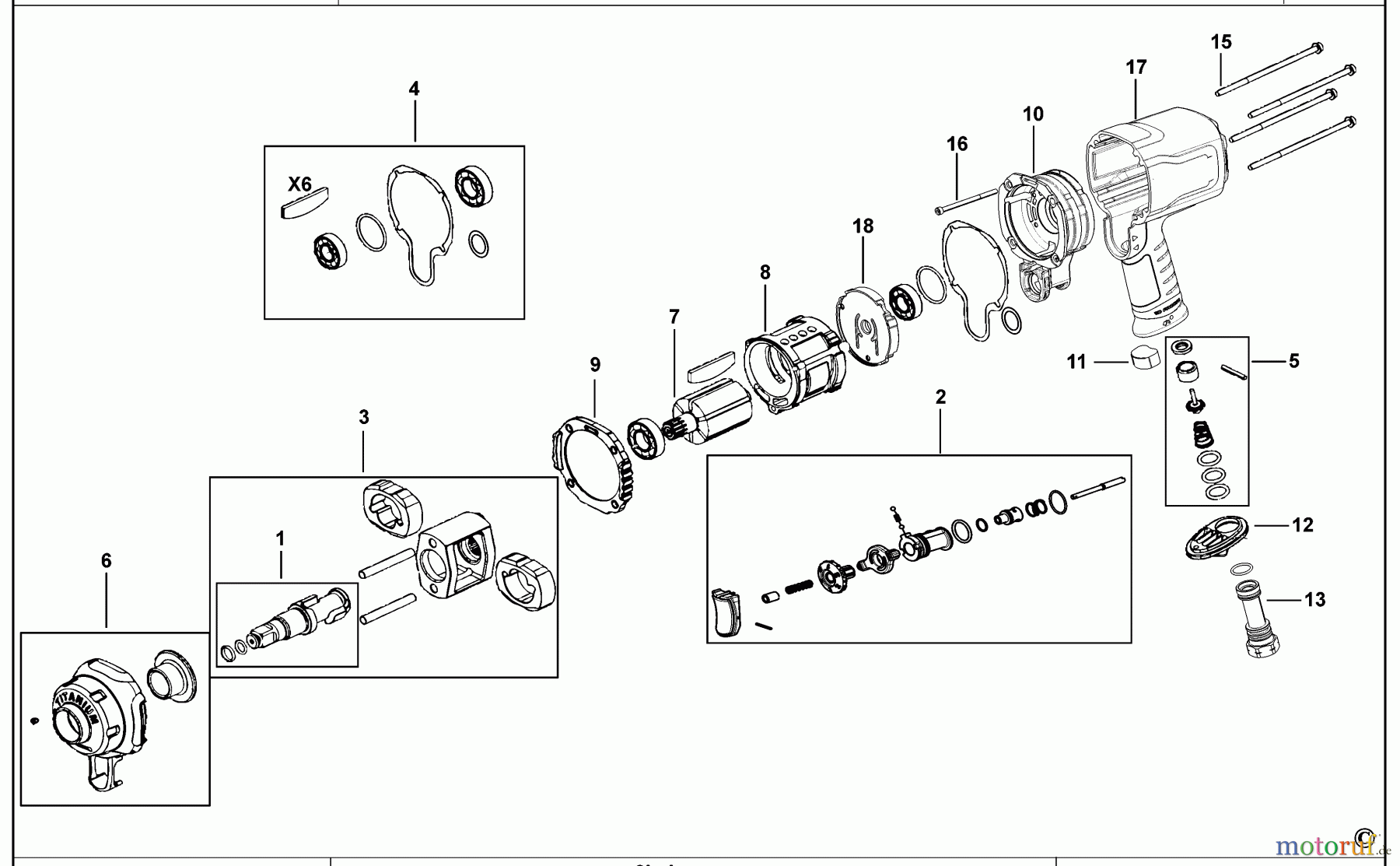 FACOM POWER TOOLS AIR TOOLS SCHLAGSCHRAUBENSCHL. NK.3000F Seite 1