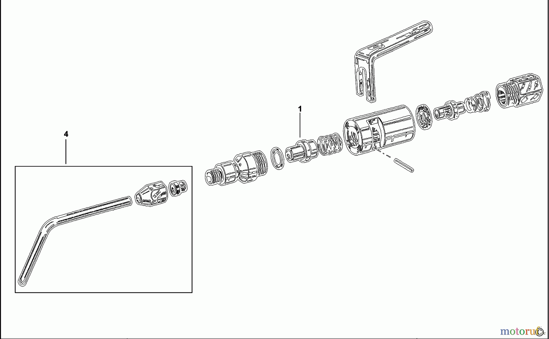  FACOM POWER TOOLS AIR TOOLS DRUCKLUFT-AUSBLASPISTOLE V.999A Seite 1