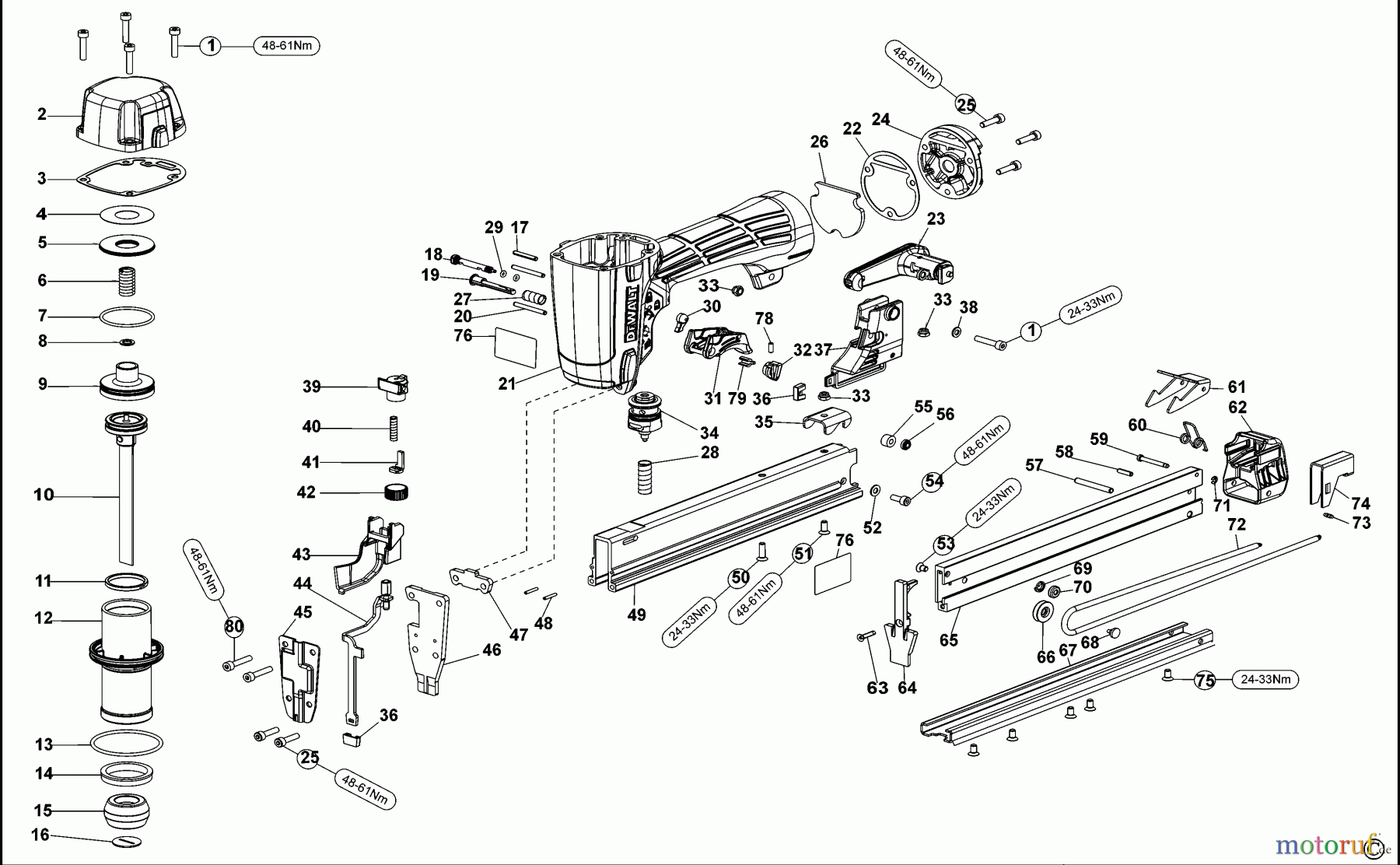 DEWALT HOLZARBEITEN HEFTER HEFTER DPSSL540 Seite 1