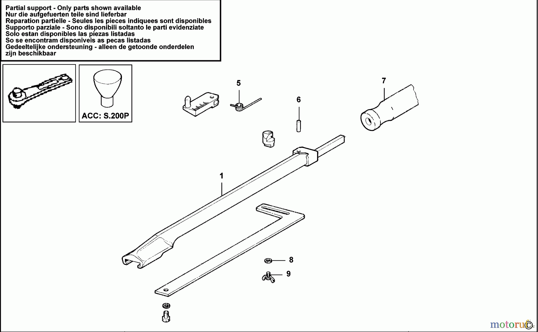 FACOM WRENCHES SCHLUESSEL J.203A Seite 1