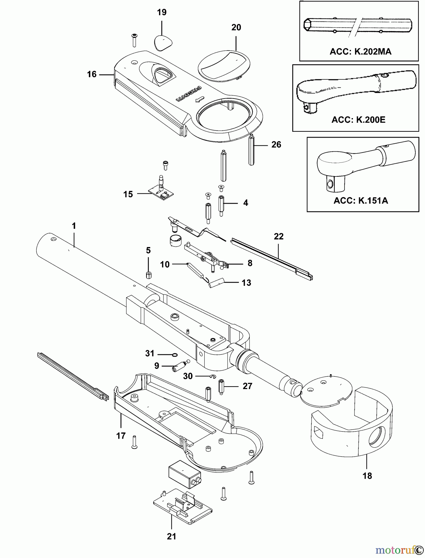  USAG WRENCHES TORQUE CONTROL SCHLUESSEL 812 RB 1500 Seite 1