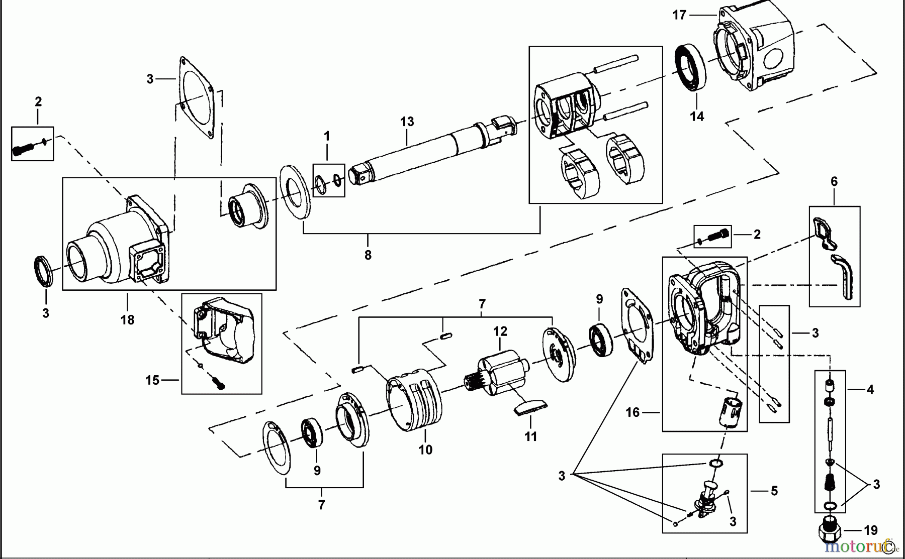  FACOM POWER TOOLS AIR TOOLS SCHLAGSCHRAUBENSCHL. NM.1010LF2 Seite 2