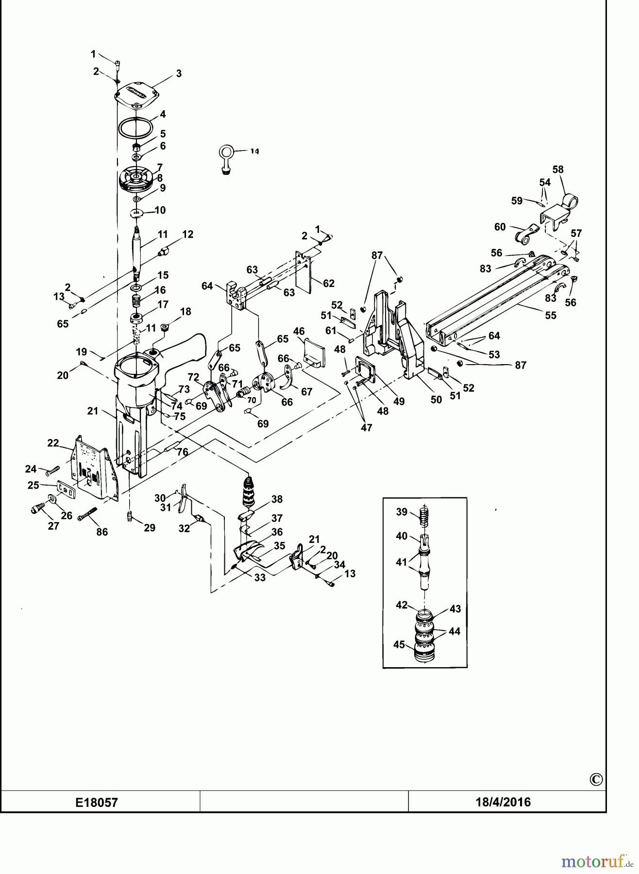  BOSTITCH STAPLER HEFTER D60ADS Seite 1