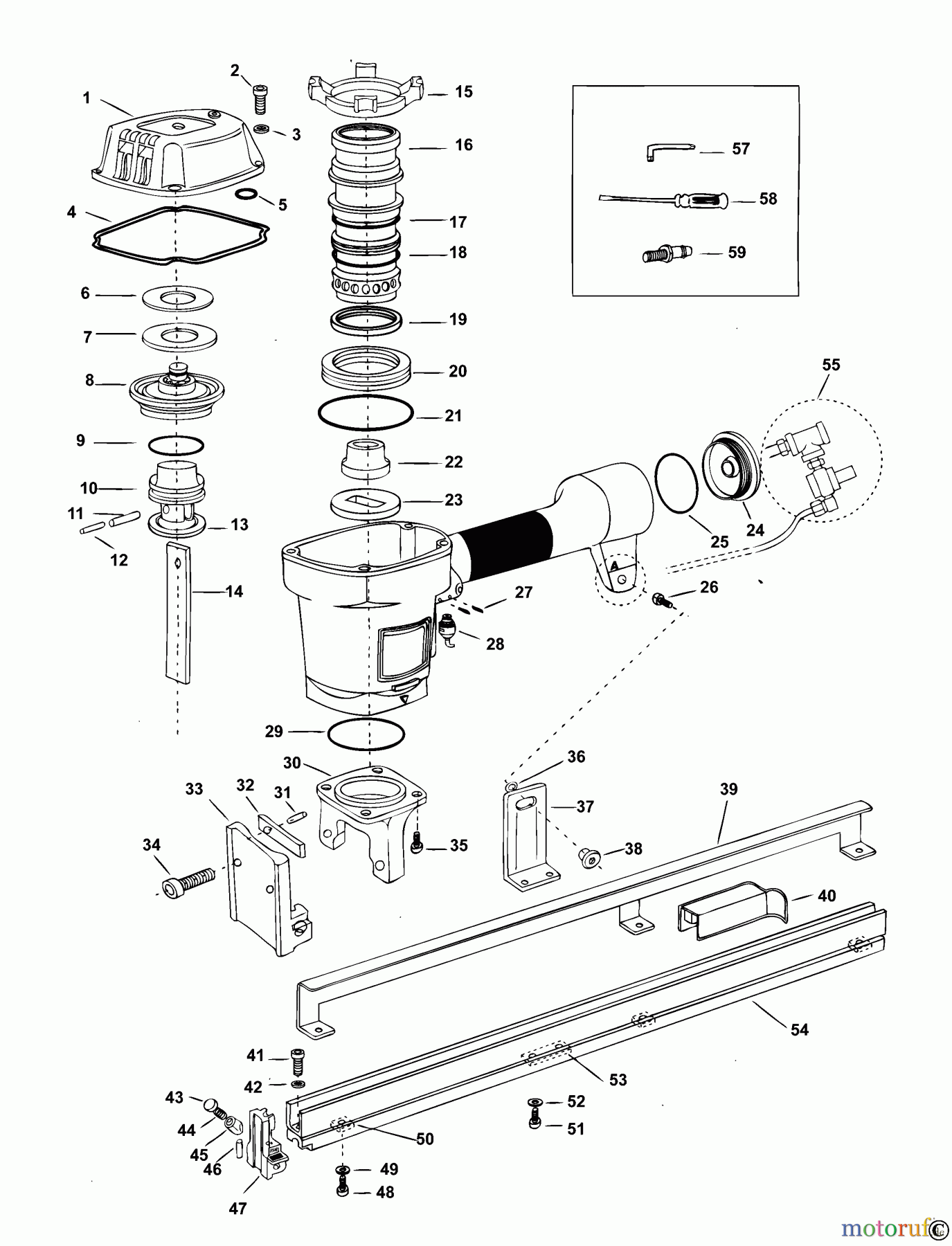  BOSTITCH STAPLER HEFTER F94E SERIES Seite 1